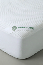 Jakarlı Özel Örme ve Desenli Sıvı Geçirmez Fitted Alez Beyaz