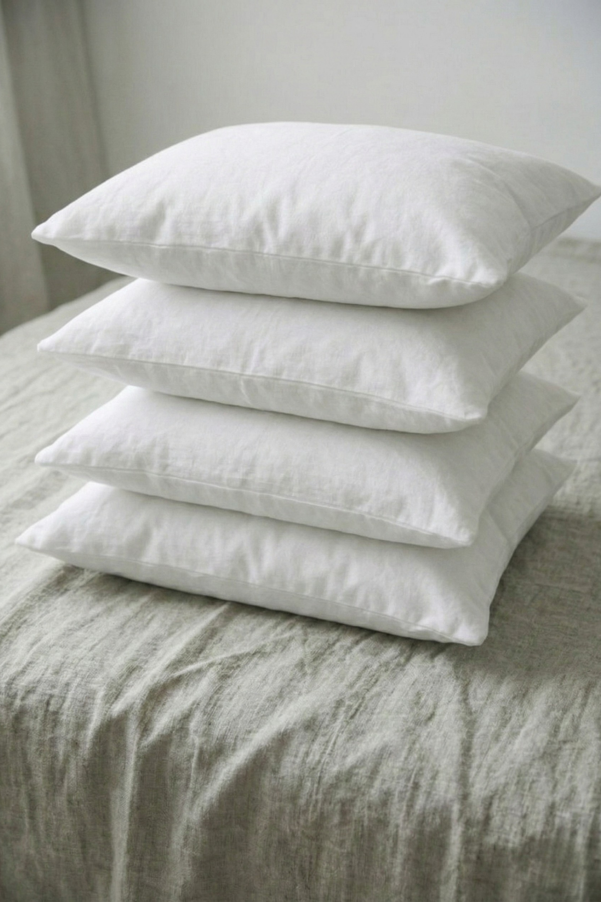 4 Adet 800 gr Silikon Yastık – Yıkanabilir & Nefes Alan – 50x70 cm