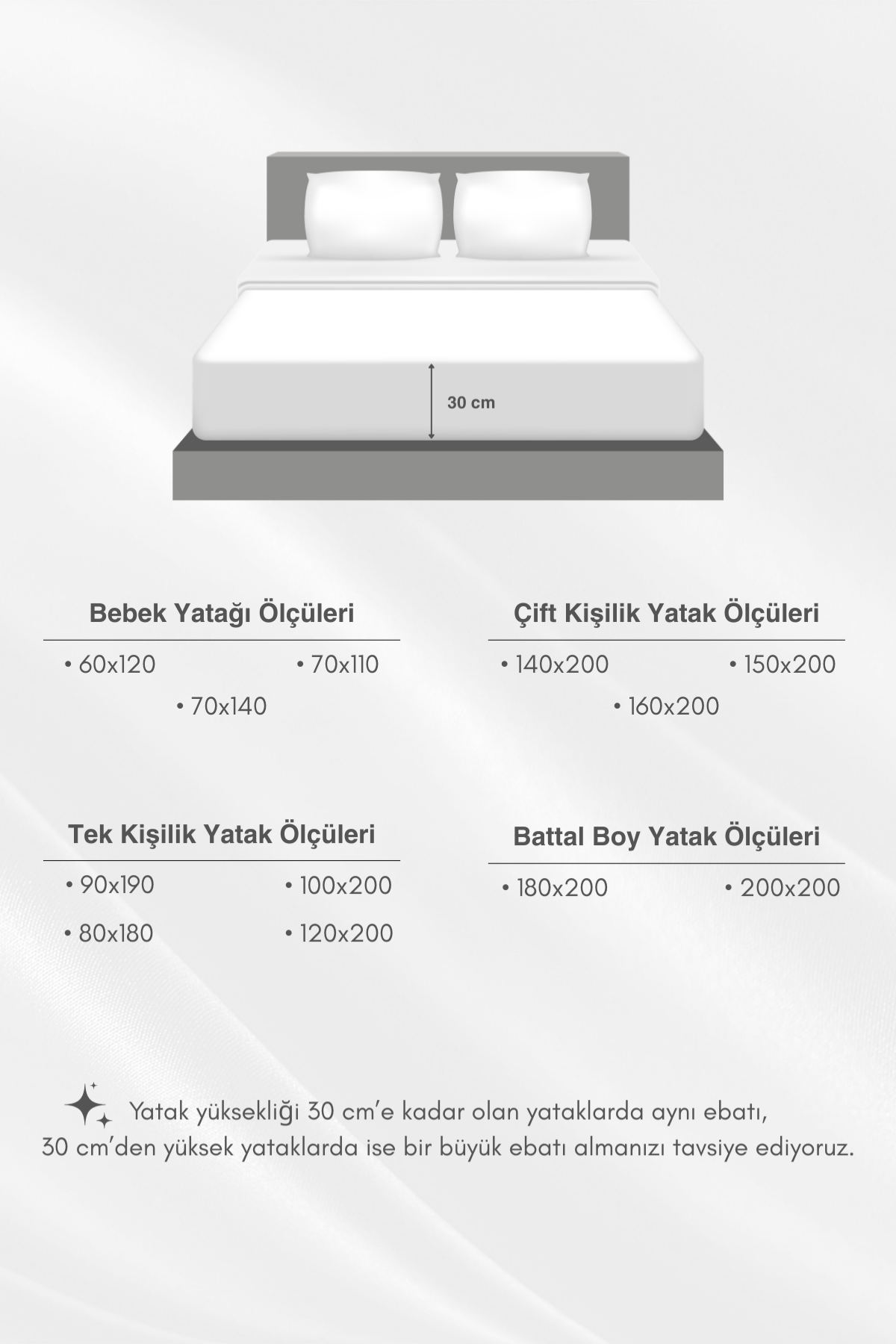 Kapitoneli Sıvı Geçirmez Fitted Alez Beyaz